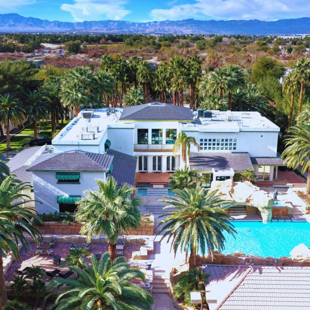 Overhead of the grounds