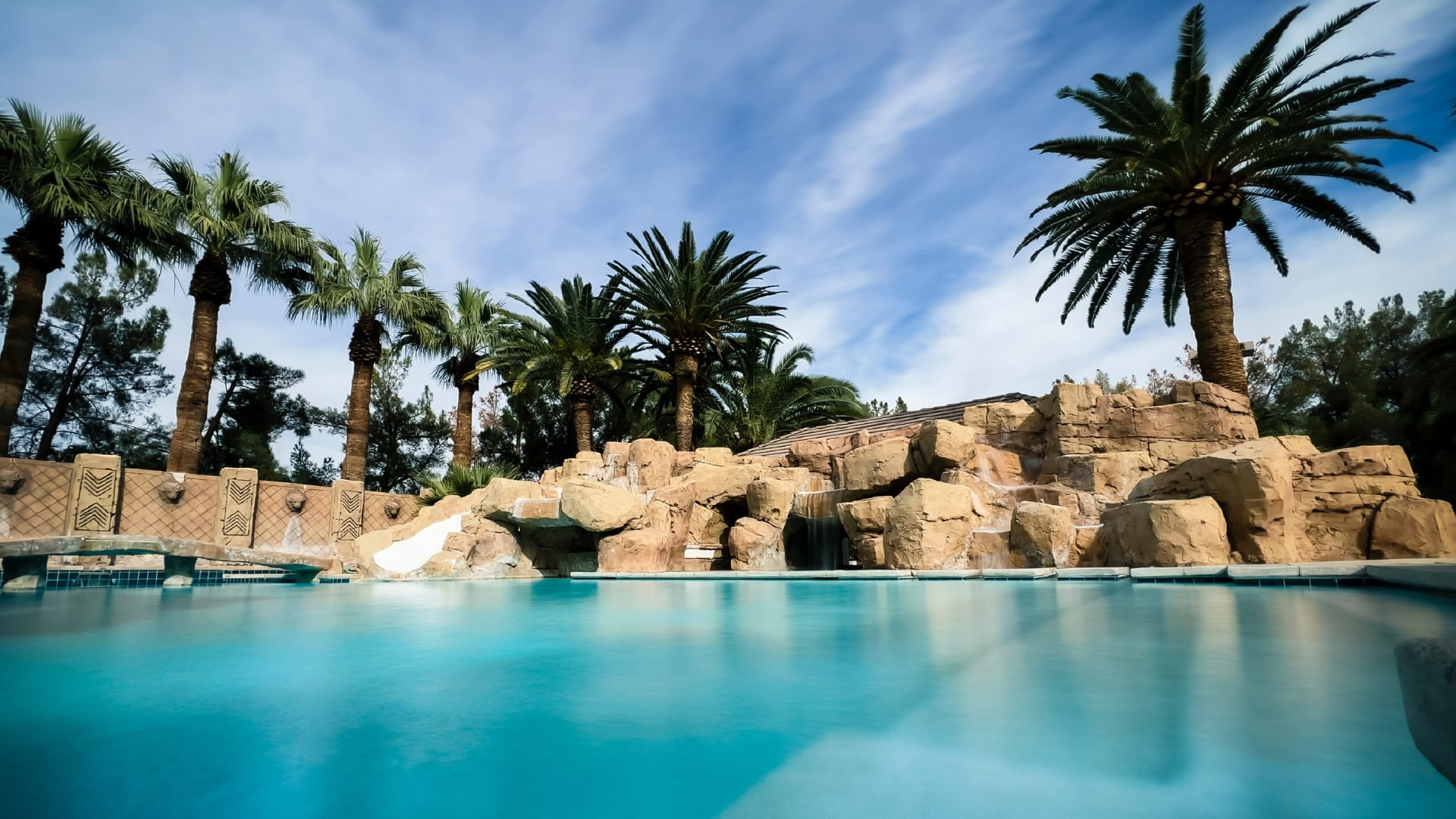 Resort-style pool